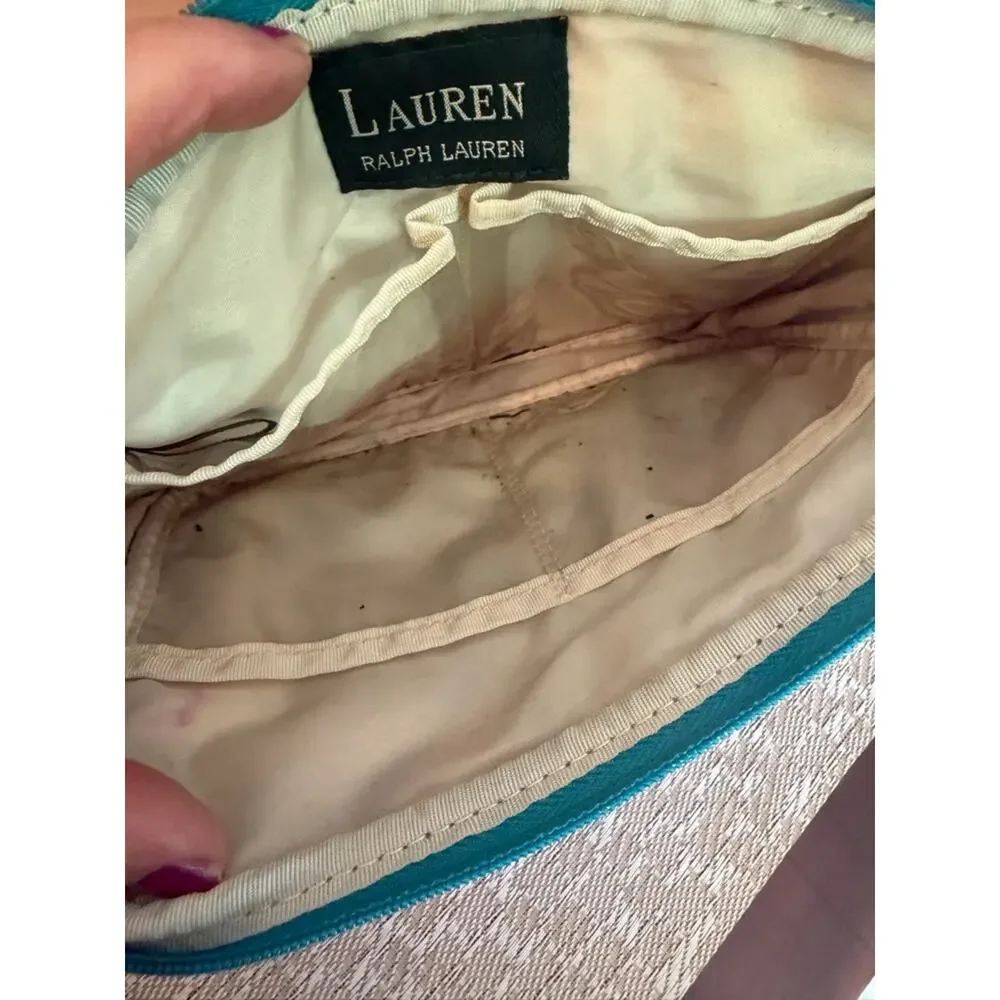 Lauren Ralph Lauren plaid cosmetic bag